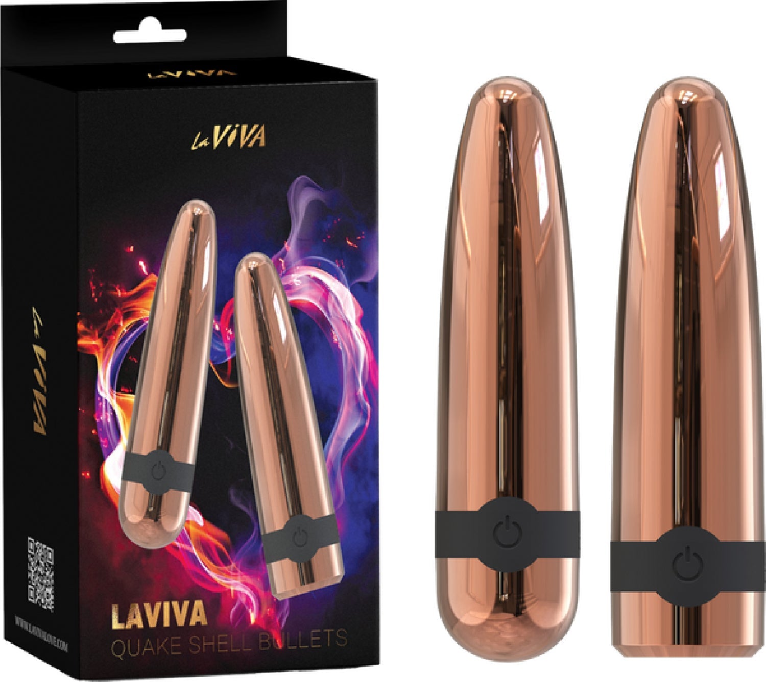 Laviva Quake Shell Bullets – Luxury Powerful Vibrating Bullet Set > Vibrators > Mini Vibrators Main image