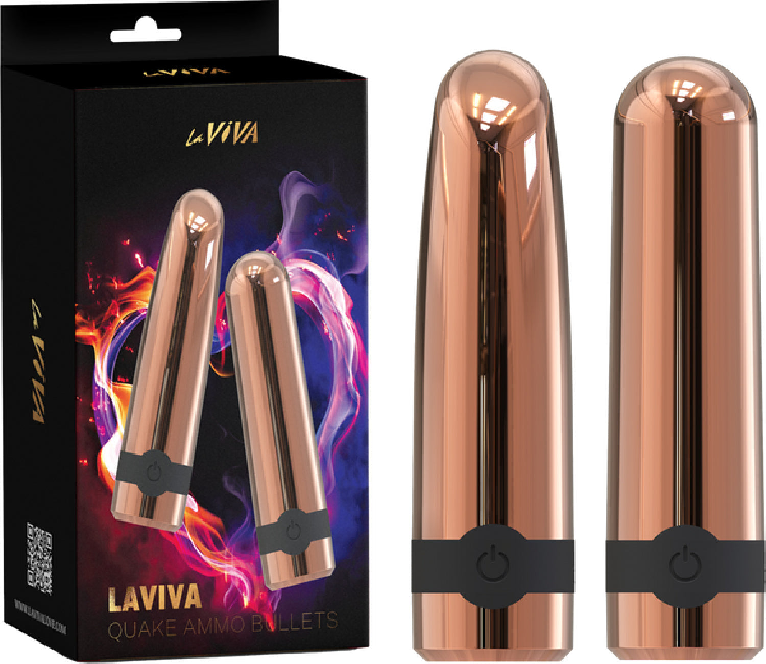 Laviva Quake Ammo Bullets – Luxury Silicone Vibration Bullets > Vibrators > Mini Vibrators