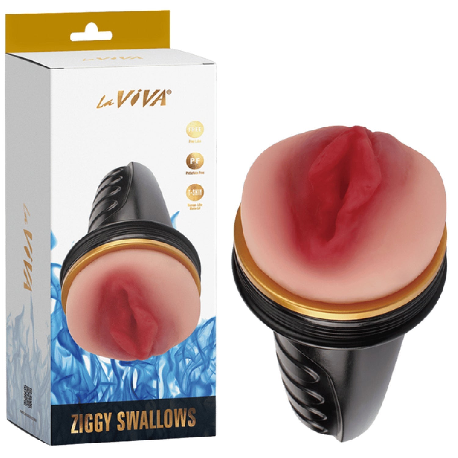 Ziggy Swallows – Realistic T-Skin Soft Snug Lifelike Vagina Masturbator Secondary image