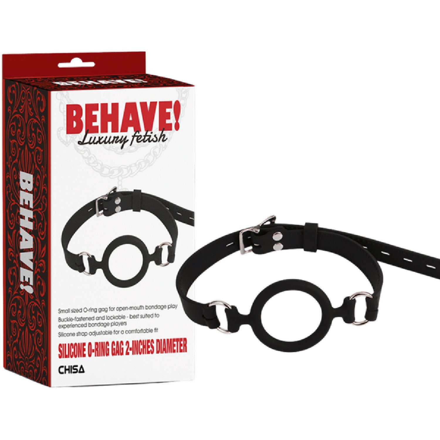Silicone O-Ring Gag – Small Sized 2-Inch Diameter Bondage Gag > Bondage Gear > Gags and Bits Main image