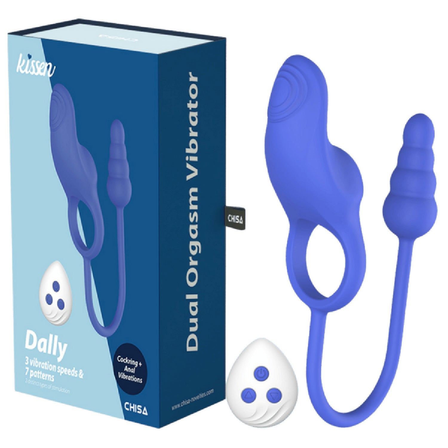 Dally – Waterproof Double Motor Silicone Vibrator 10.6cm > Vibrators > Unconventional