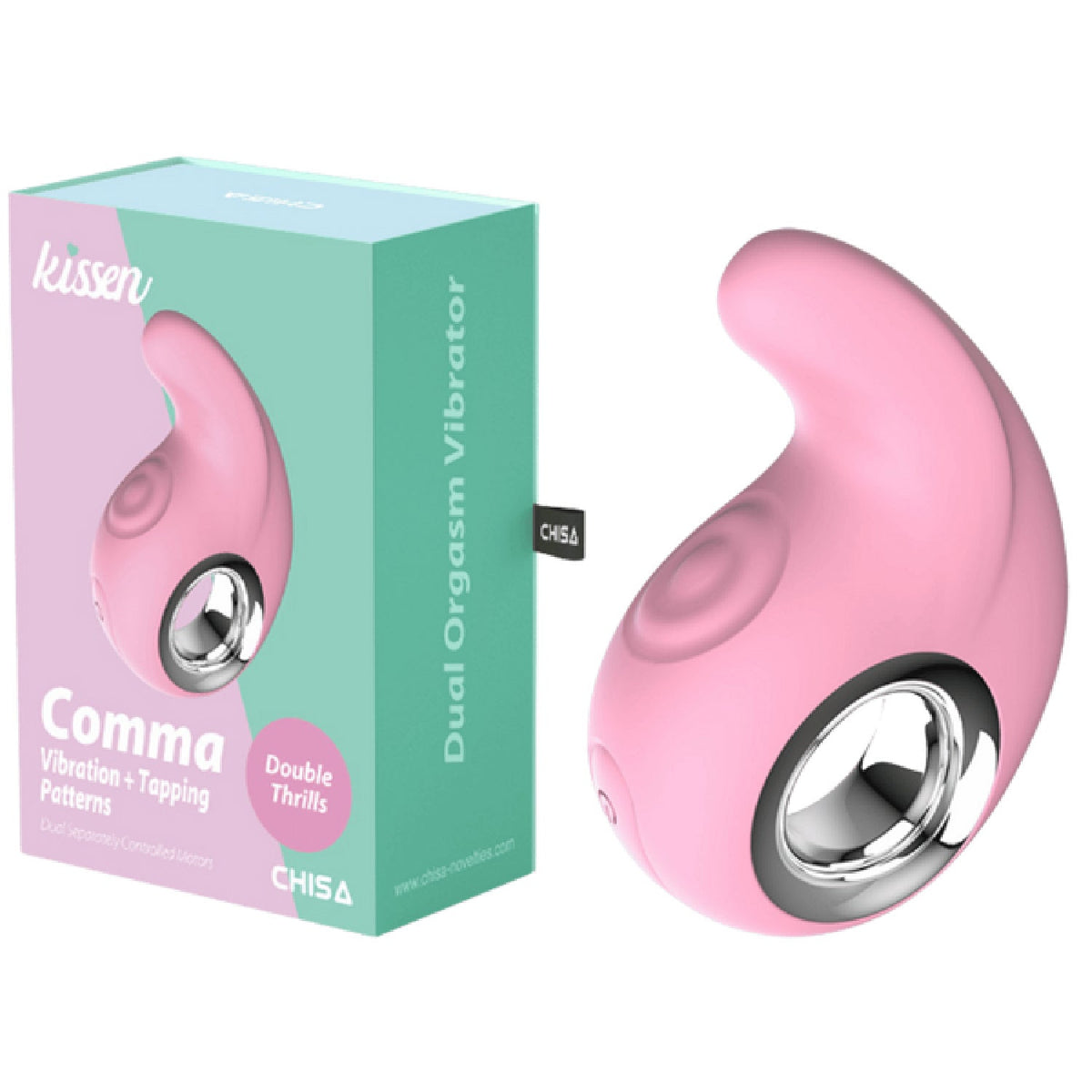 Comma – Waterproof Silicone Vibrator with 10 Vibration and Tapping Patterns 9cm > Vibrators > Unconventional