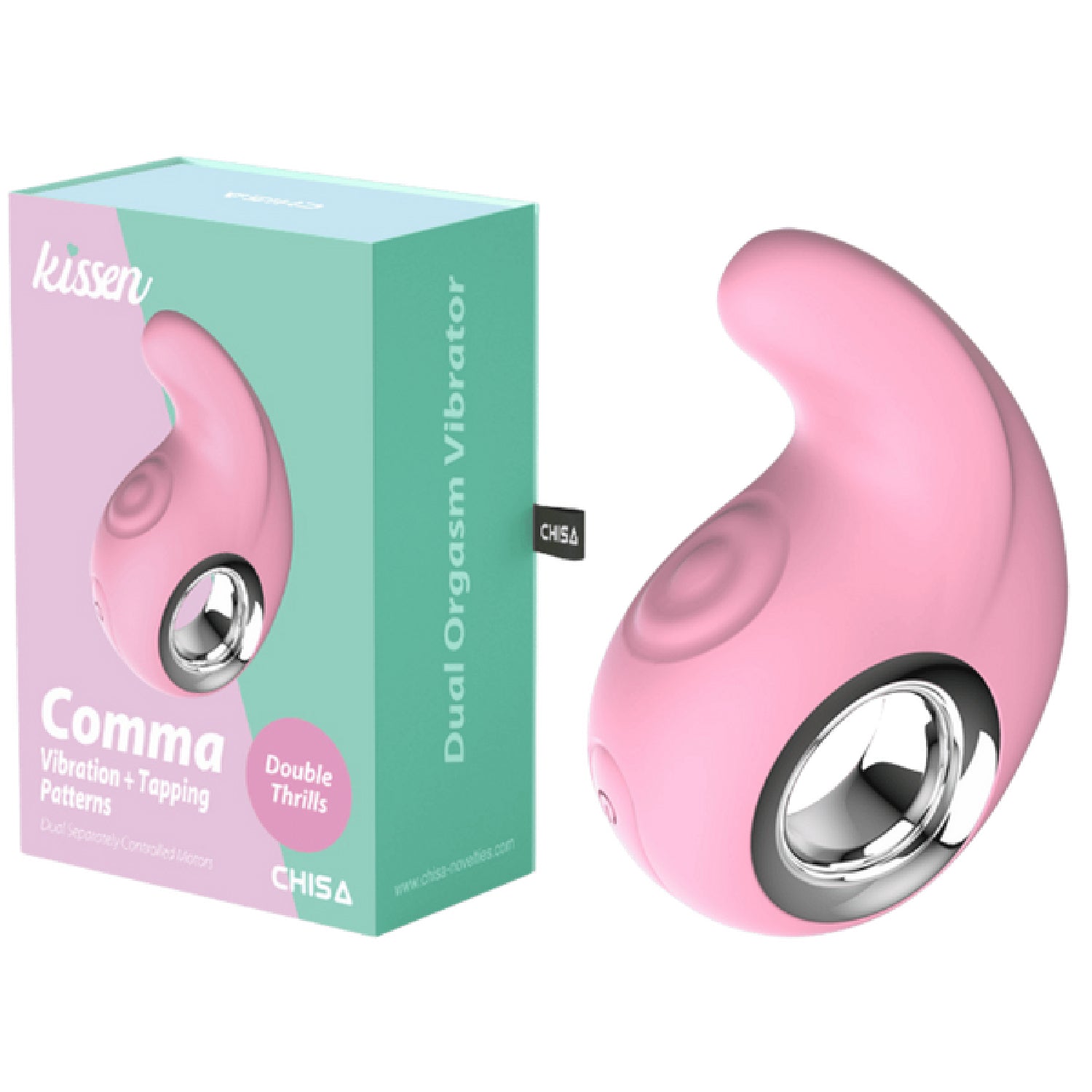 Comma – Waterproof Silicone Vibrator with 10 Vibration and Tapping Patterns 9cm > Vibrators > Unconventional