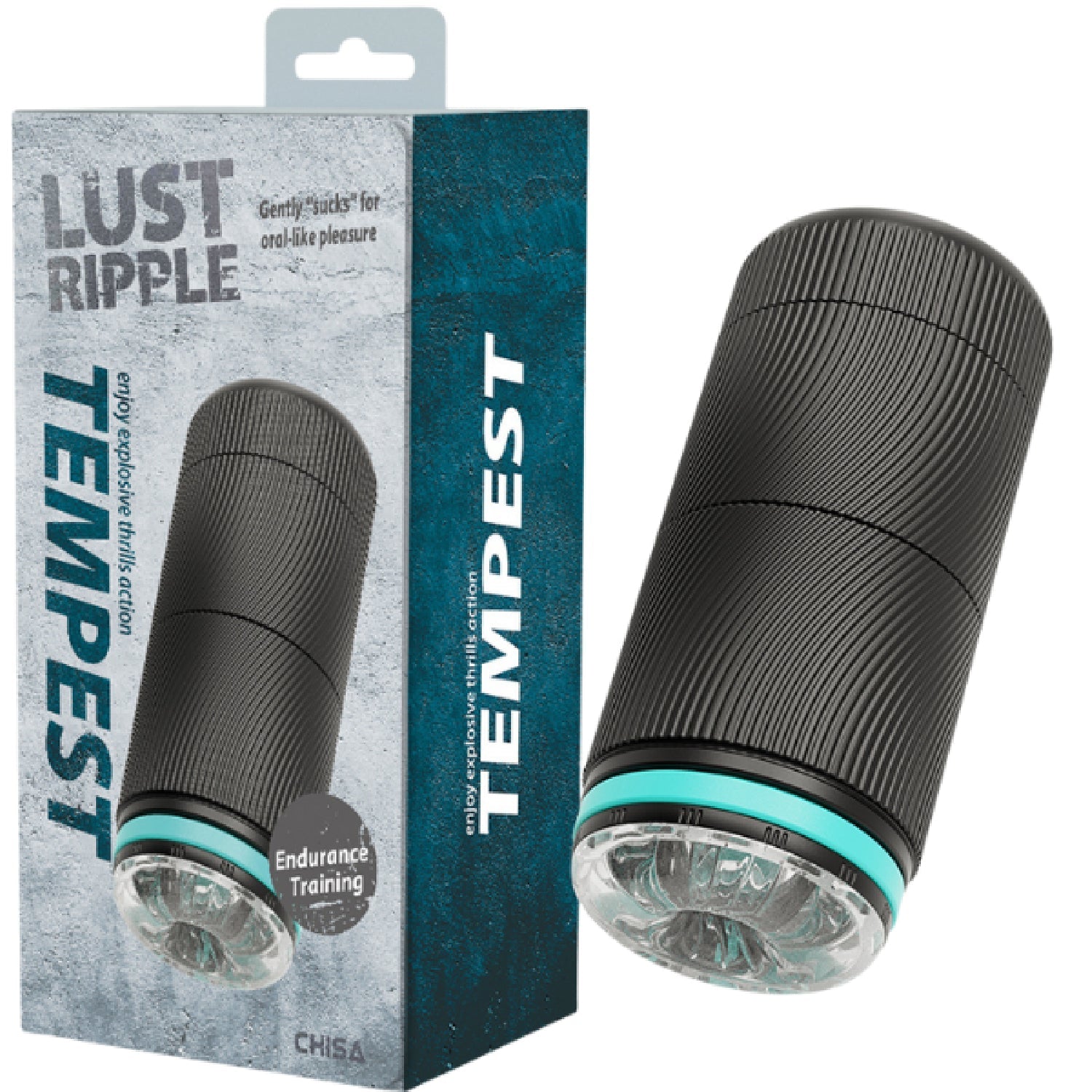 Temptest – Durable Minimalistic Mens Masturbator & Endurance Trainer Black > Sex Toys For Men > Masturbators > Vibrating