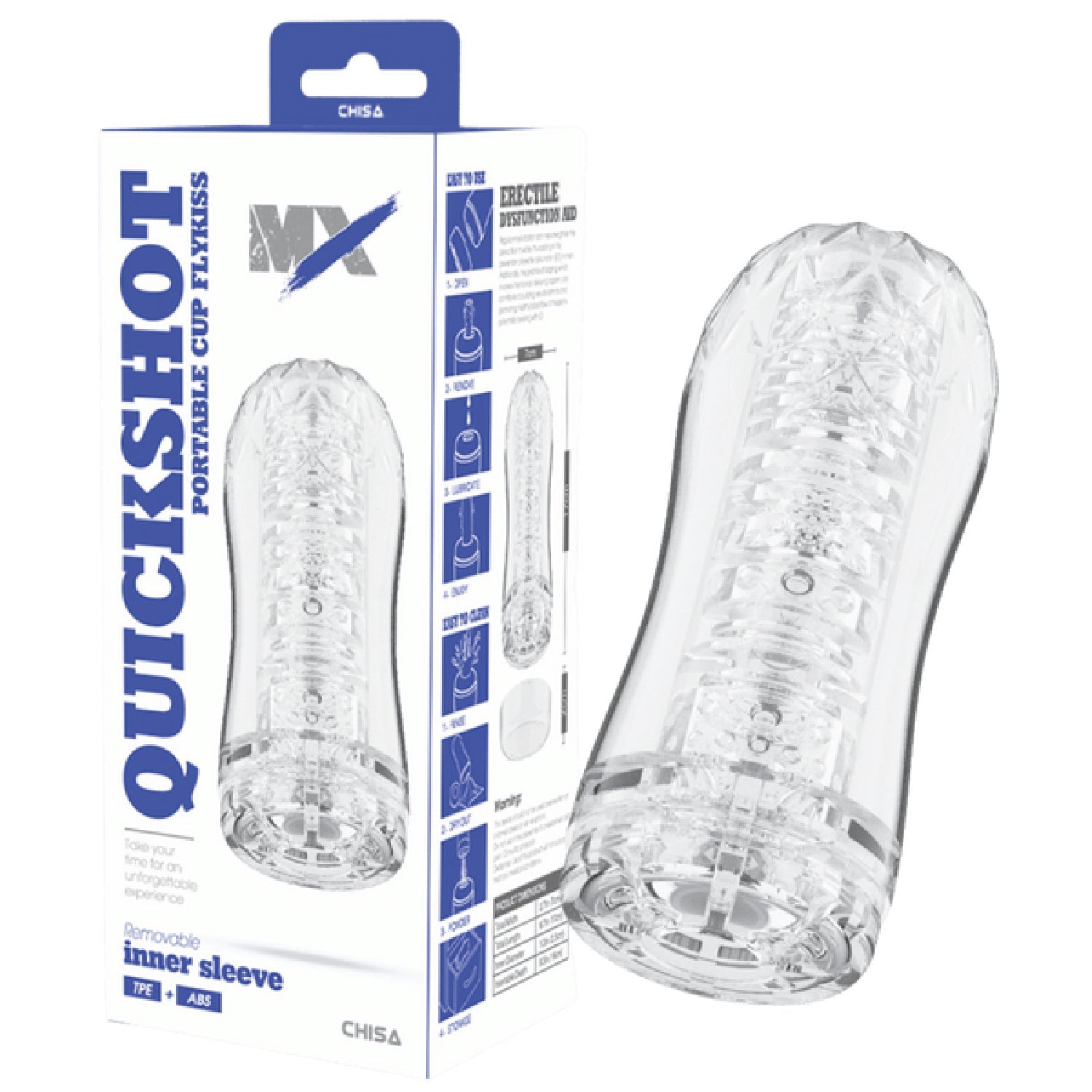 Quickshot Portable Cup Flykiss – Super-Soft 17cm Male Masturbator > Sex Toys For Men > Masturbators Cup