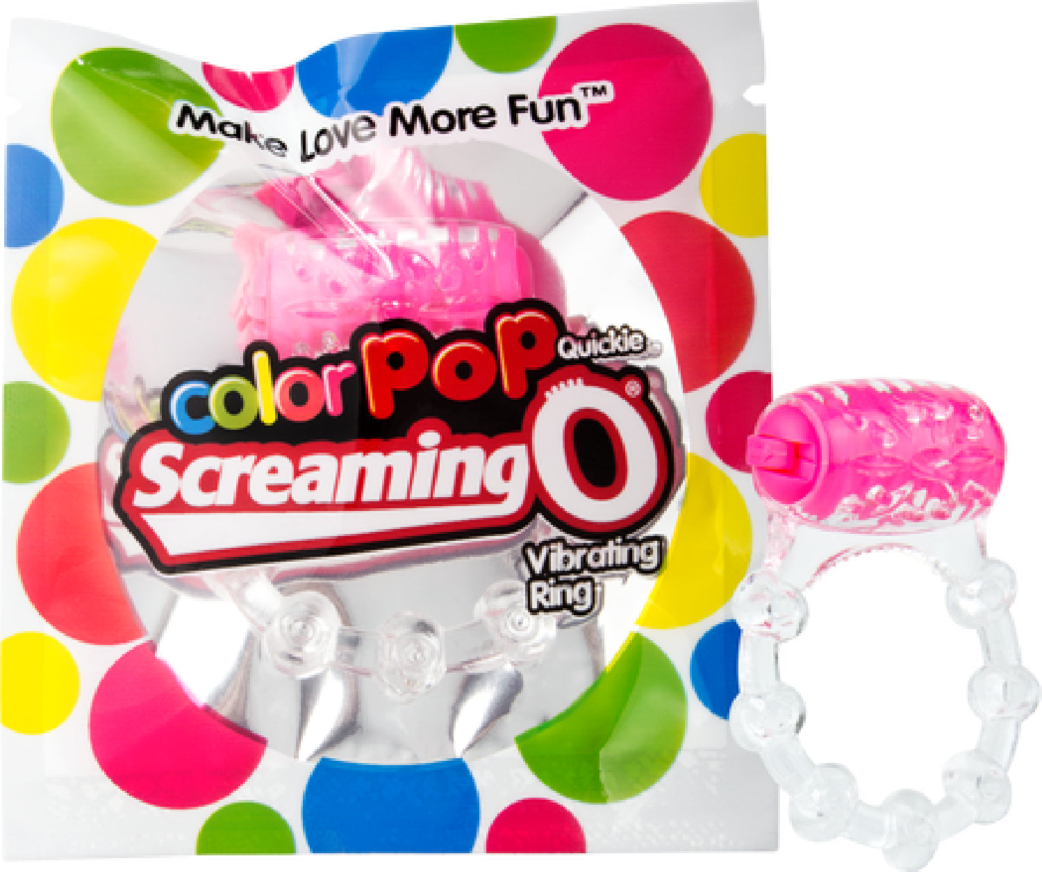 Screaming O ColorPop Quickie – Disposable Stretchable Vibrating Ring > Cock Ring > Vibrating