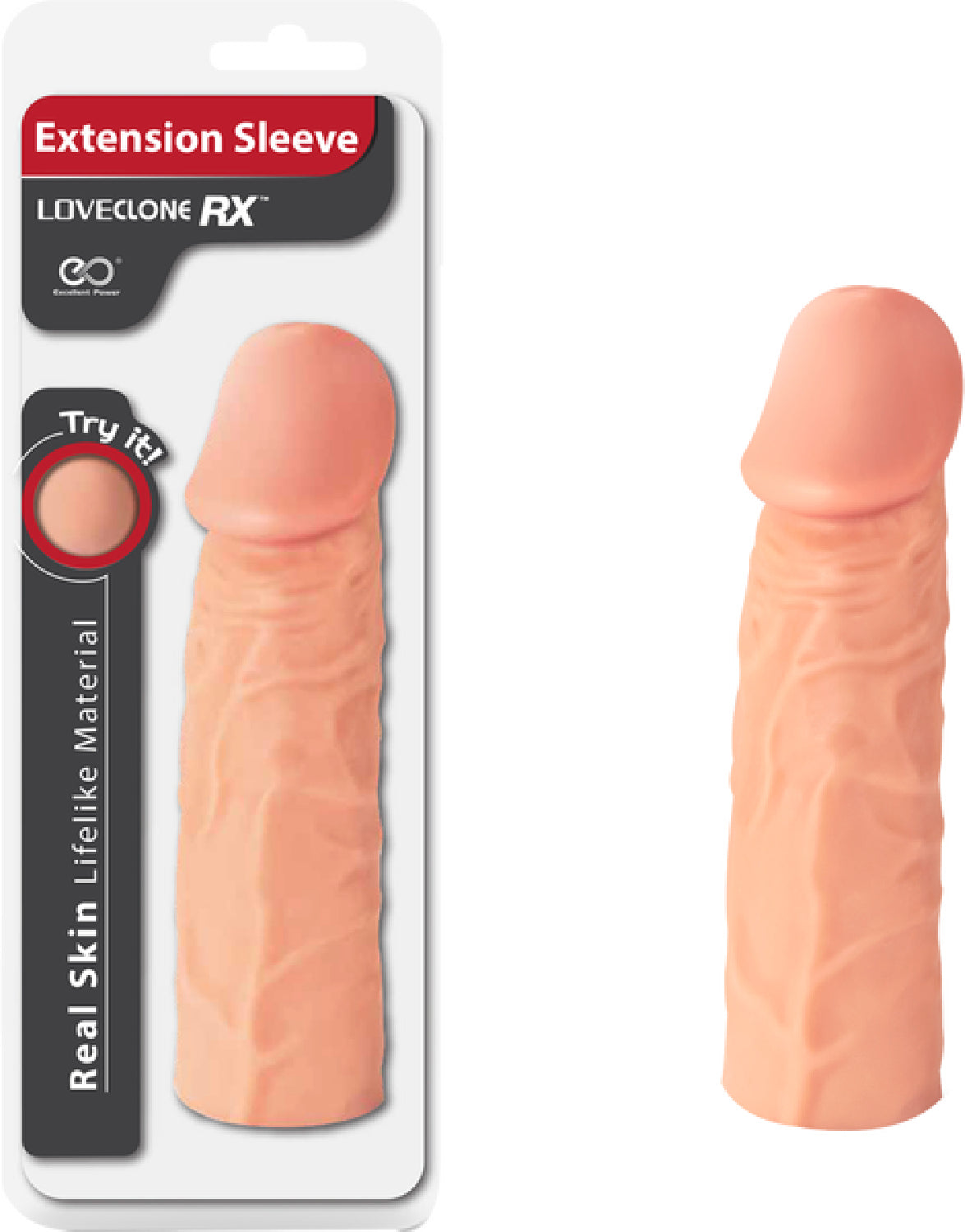 7 Inch Extension Sleeve – Lifelike Material Sleeve > Sex Toys For Men > Penis Sleeves Main image