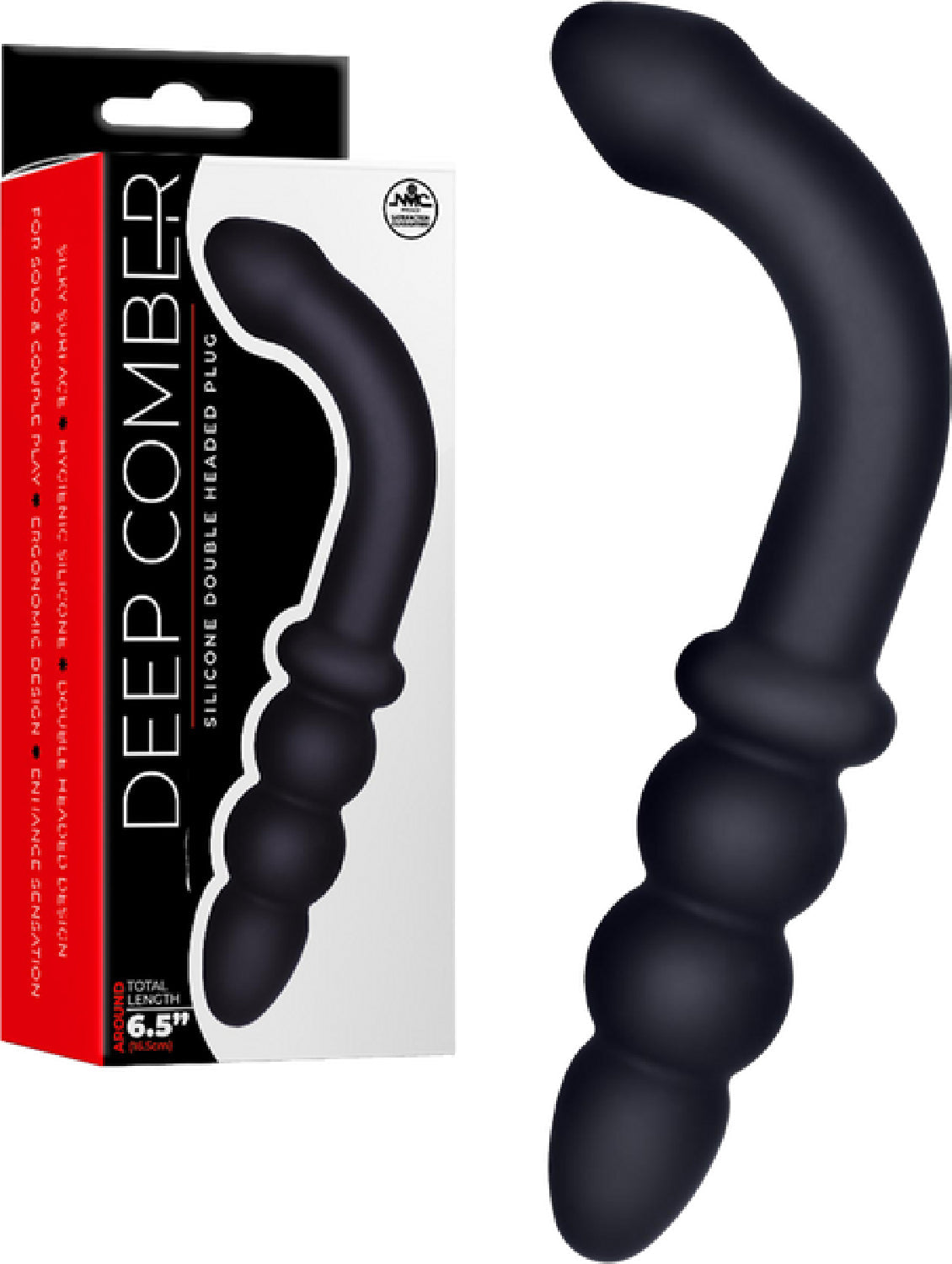 Deep Comber Hook – Ergonomic Double-Headed Silicone 6.5 Inch Secondary image