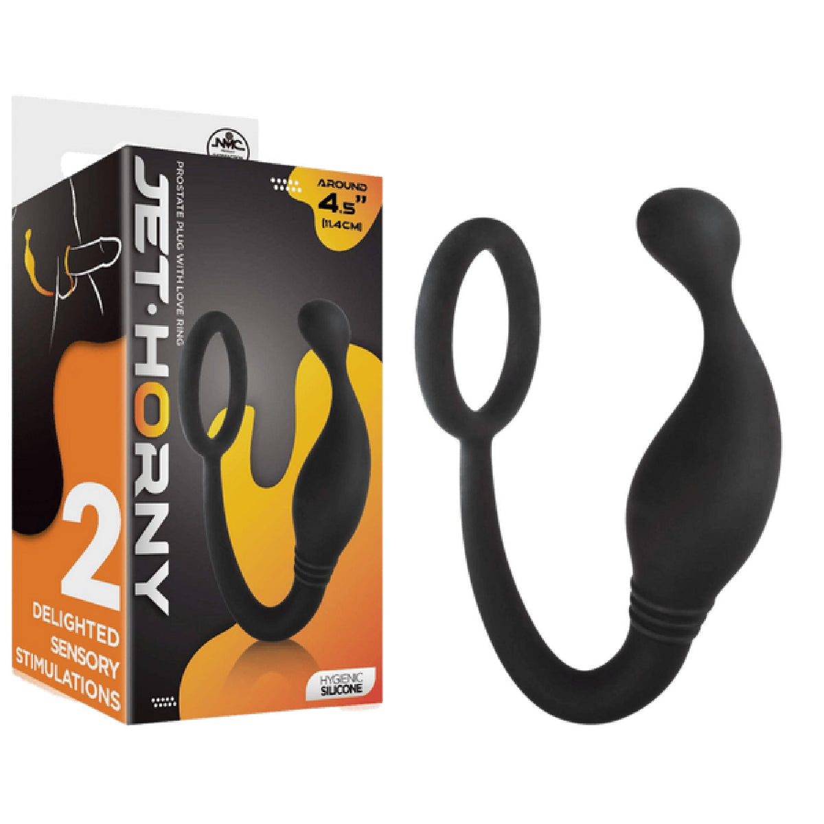 Prostate Plug With Love Ring – Hygienic Silicone 4.5 Inch Prostate Plug > Anal Range > Prostate Plugs
