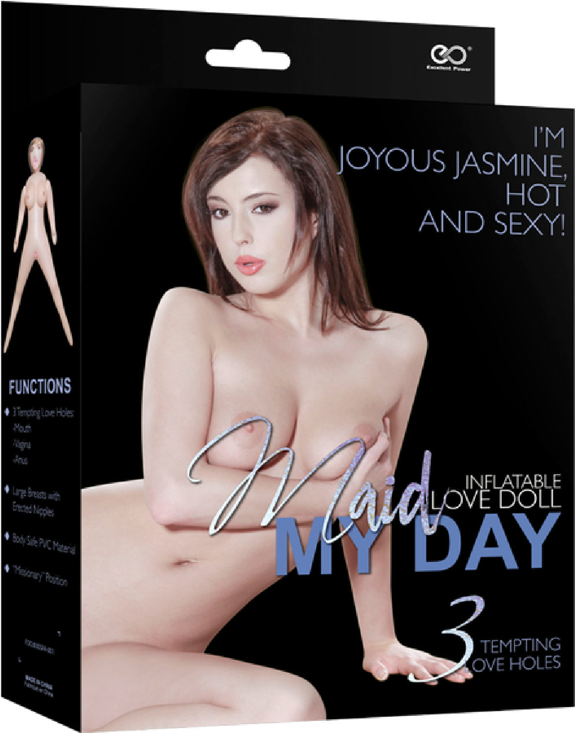 Joyous Jasmine – Body-Safe PVC Love Doll with Three Love Holes and Large Breasts Secondary image