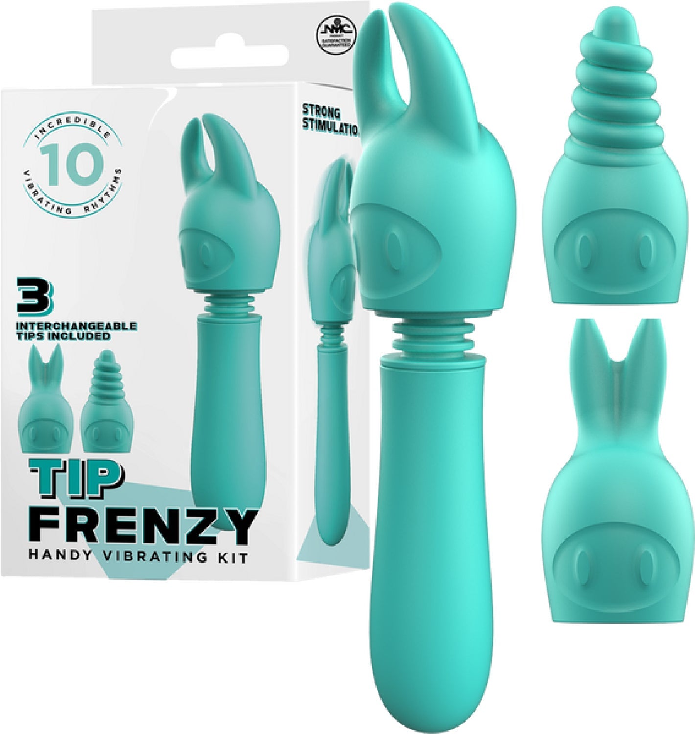 Tip Frenzy – Rechargeable Splash Proof Flexible Shaft Vibrator with 10 Rhythms > Vibrators > Mini Vibrators