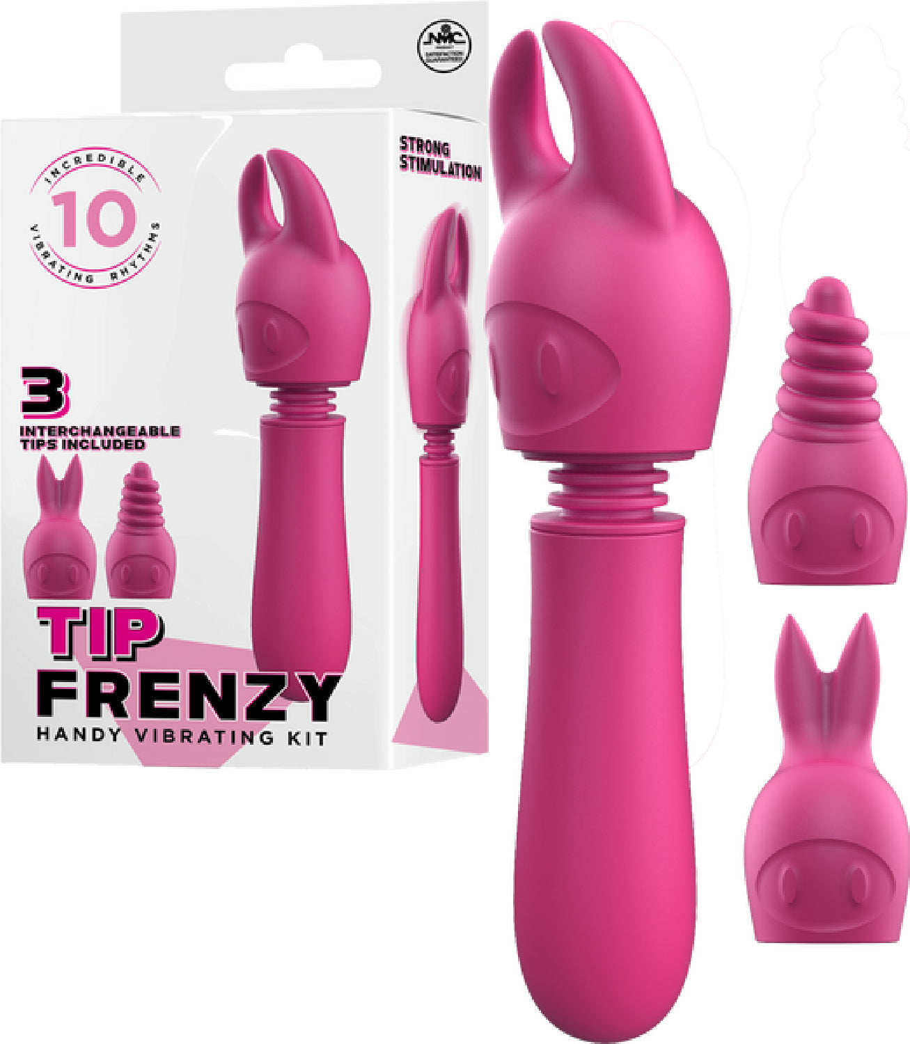 Tip Frenzy – Rechargeable Splash Proof Flexible Shaft Vibrator with 10 Rhythms > Vibrators > Mini Vibrators
