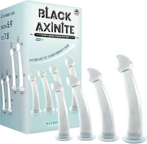 4 in 1 Anal Plug Kit – Flexible Hygienic Suction Cup Base Anal Plugs > Anal Range > Butt Plug Kits