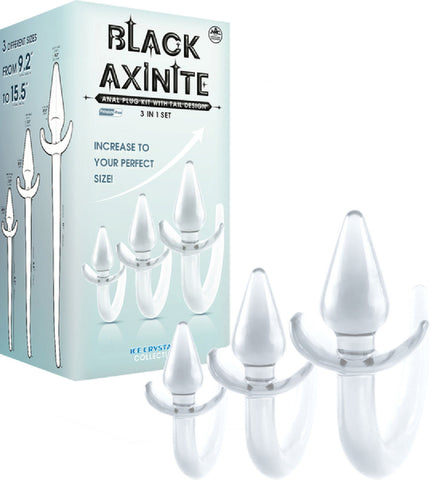 3 in 1 Anal Plug Kit – Flexible Hygienic Plug with Tail Clear > Anal Range > Tail Butt Plugs