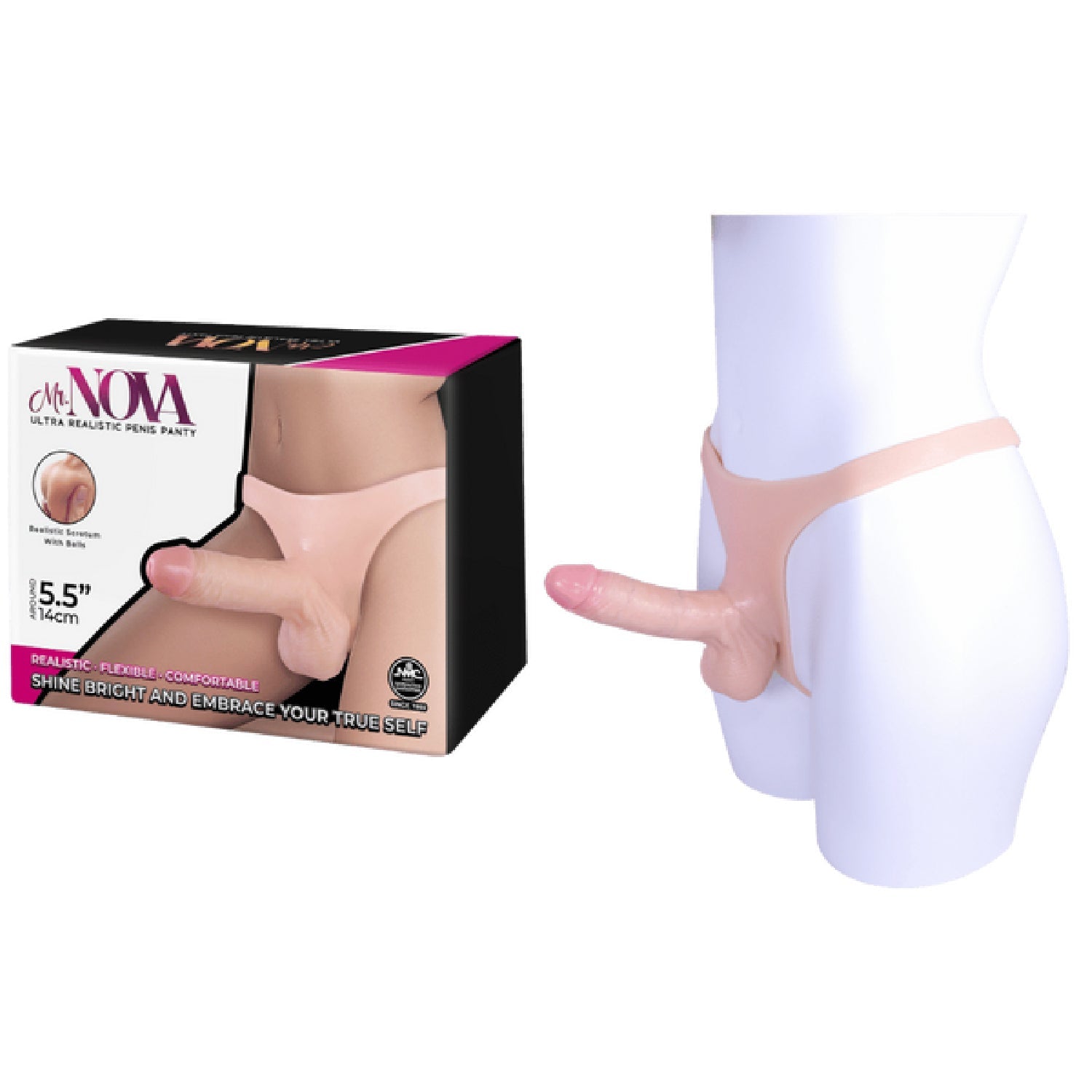 Ultra Realistic 5.5 Inch Penis Panty – Flexible Comfortable Penis Panty > Gender > Bodyforms Main image