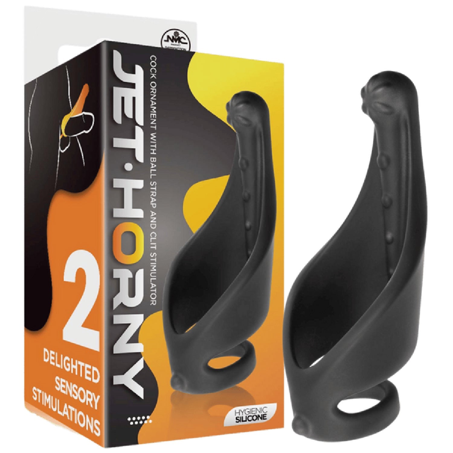Cock Ring with Ball Strap and Clit Stimulator – Strap-On Cock Ring > Sex Toys > Couples Toys Main image
