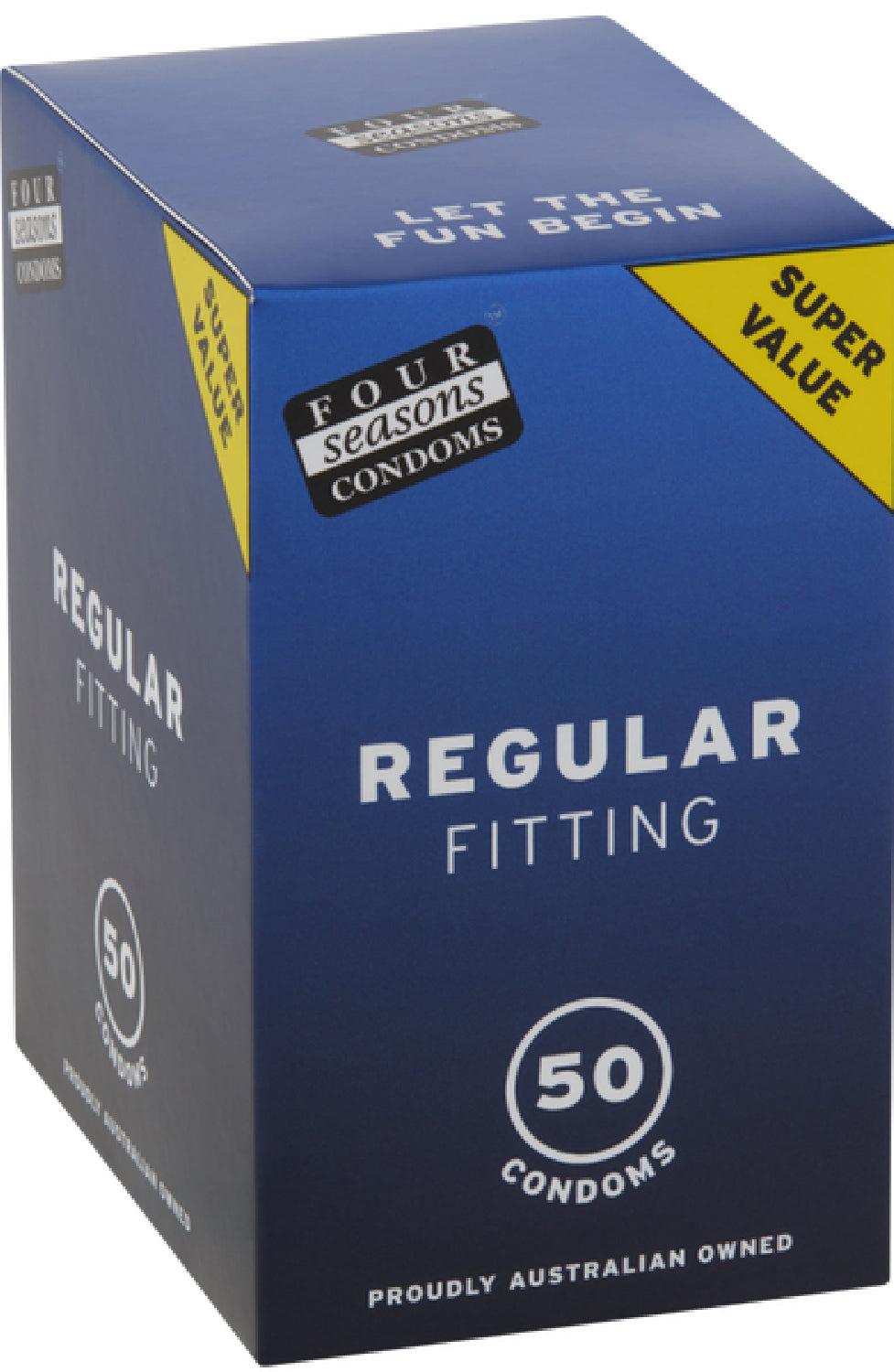 Four Seasons Regular Condoms – 54mm Lubricated Condoms 50 Pack > Essentials > Condoms > Non-Latex