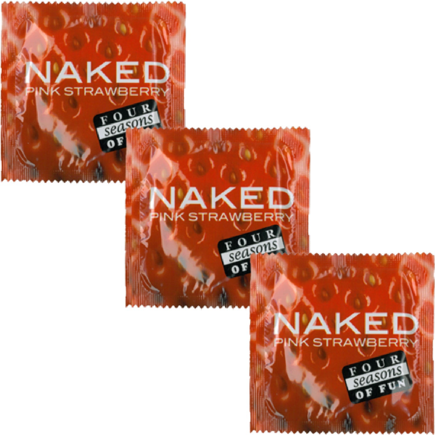 Four Seasons Strawberry – 144Pc Bulk Pack One Size > Essentials > Condoms Main image
