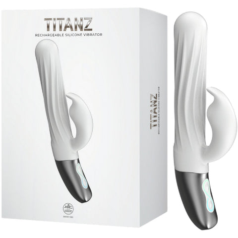 Thrusting Rabbit Rechargeable Silicone Vibrator – 13cm Insertable Length Rabbit Vibrator > Vibrators > Ladies > Rabbit