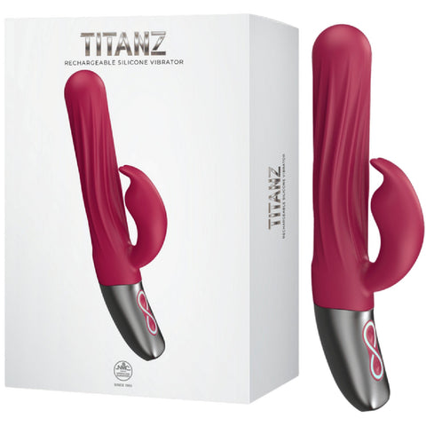 Thrusting Rabbit Rechargeable Silicone Vibrator – 13cm Insertable Length Rabbit Vibrator > Vibrators > Ladies > Rabbit
