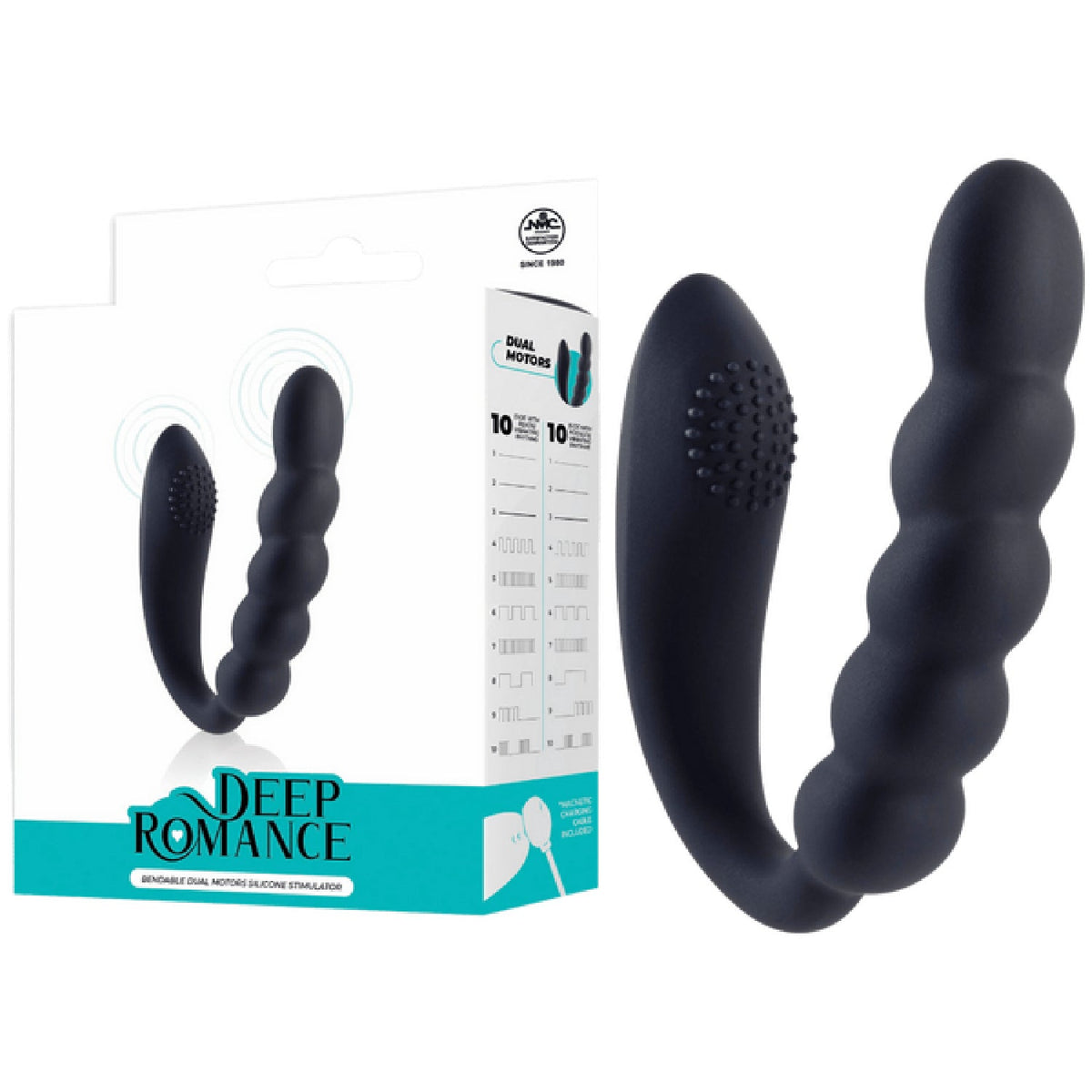 Bendable Dual Motors Silicone Stimulator – Rechargeable Splash Proof 4.6 Inch Vibrator > Sex Toys For Ladies > Clitoral Vibrators and Stimulators