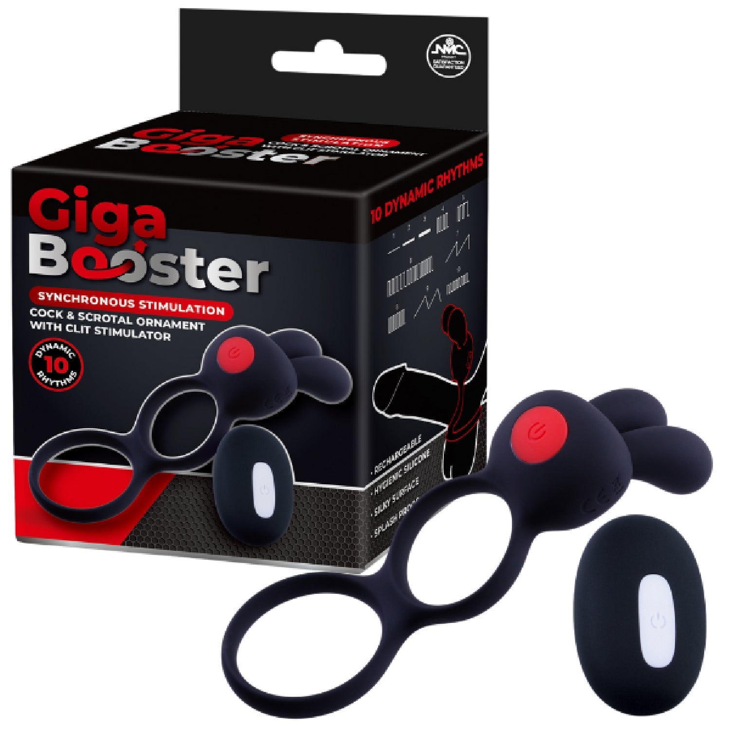 Cock & Scrotal Ring with Clit Stimulator – Adult Accessory Secondary image