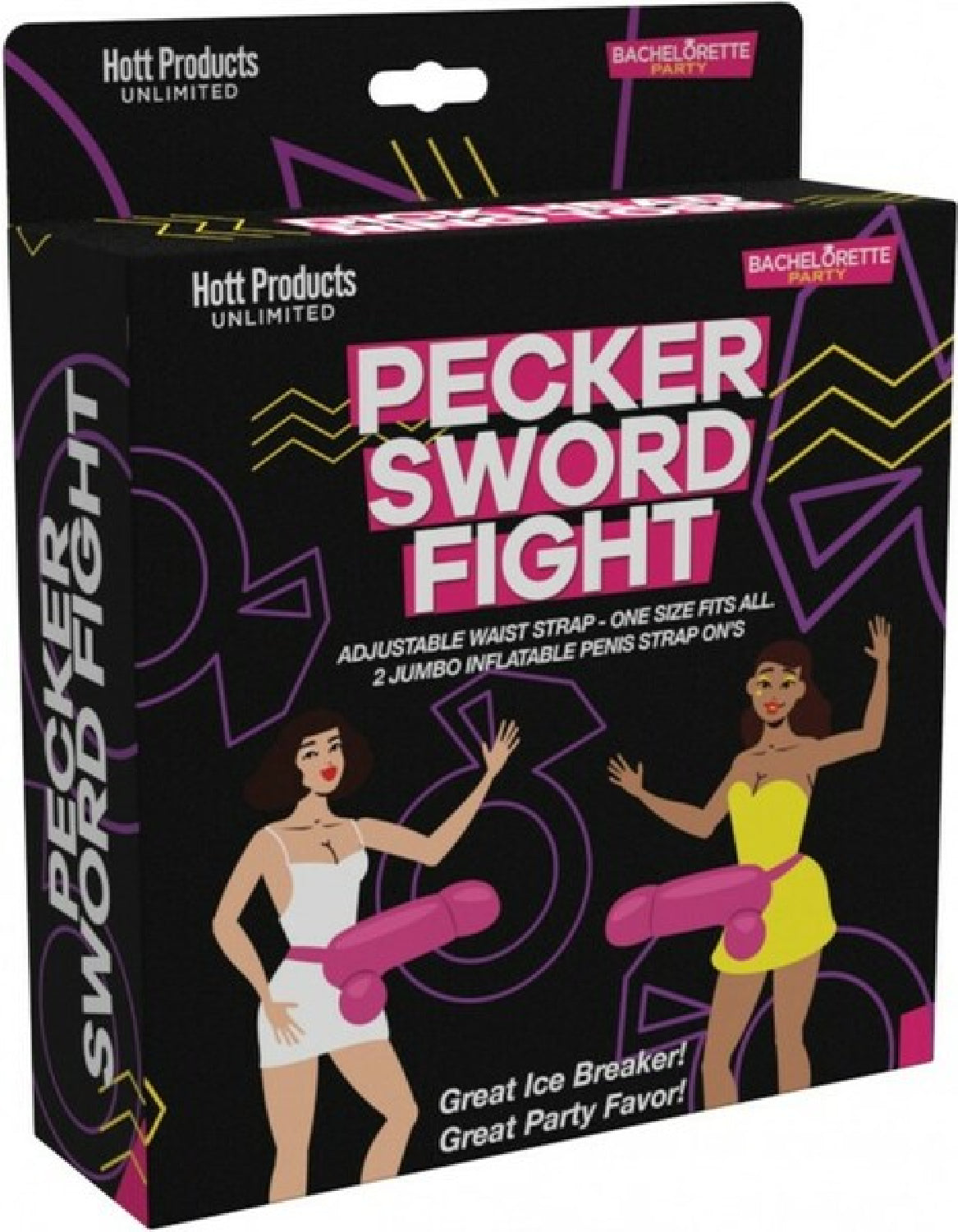Bachelorette Pecker Sword Fight – Inflatable Strap-On Party Game Set > Novelties > Bachelor & Bachelorette Items