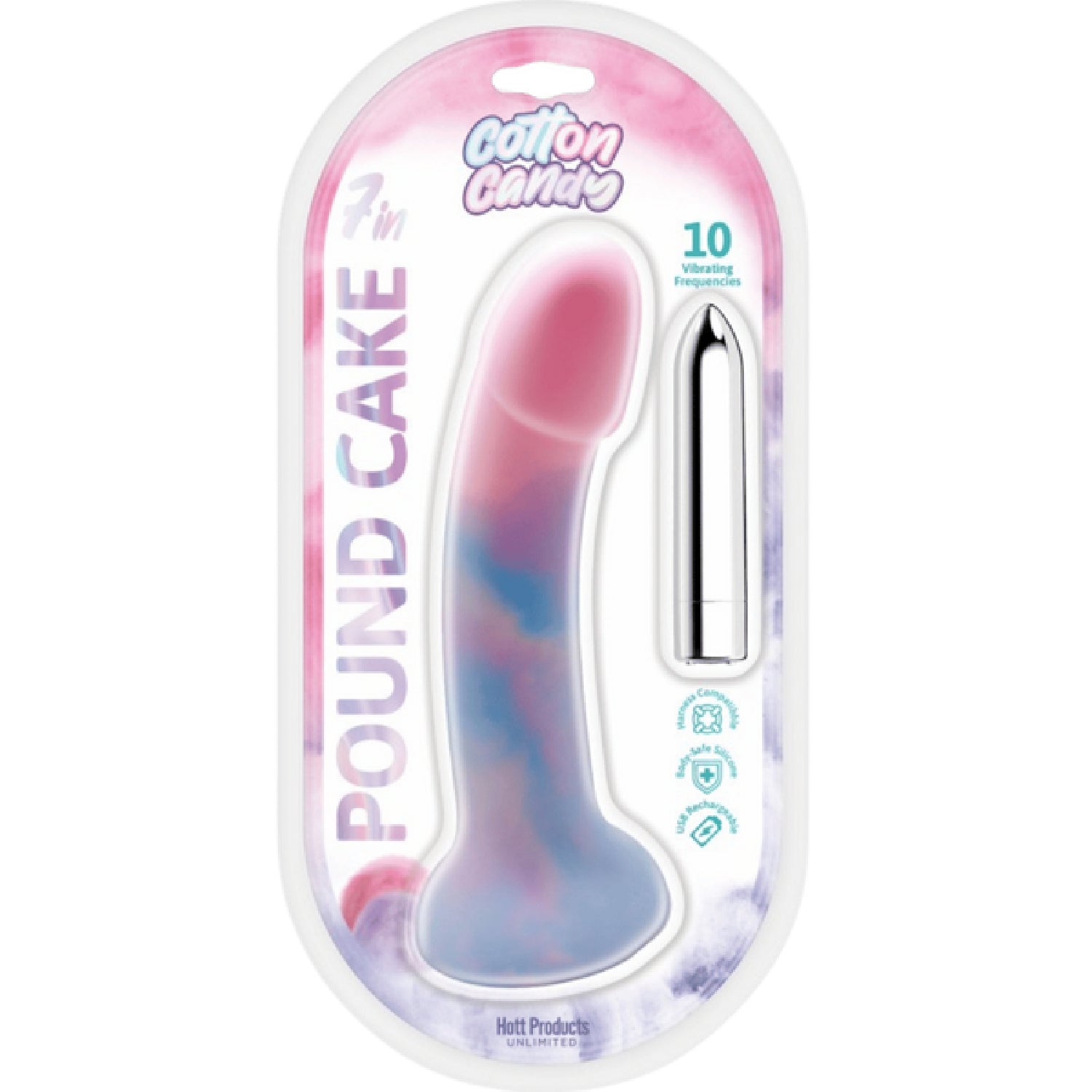 Poundcake Cotton Candy – Medical-Grade Silicone Customizable Vibration Vibrator > Novelties > Candy & Edible Items Main image
