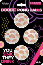 Boobie Beer Pong Balls – Novelty Party Game Accessory Set of Four Balls > Novelties > Bachelor & Bachelorette Items
