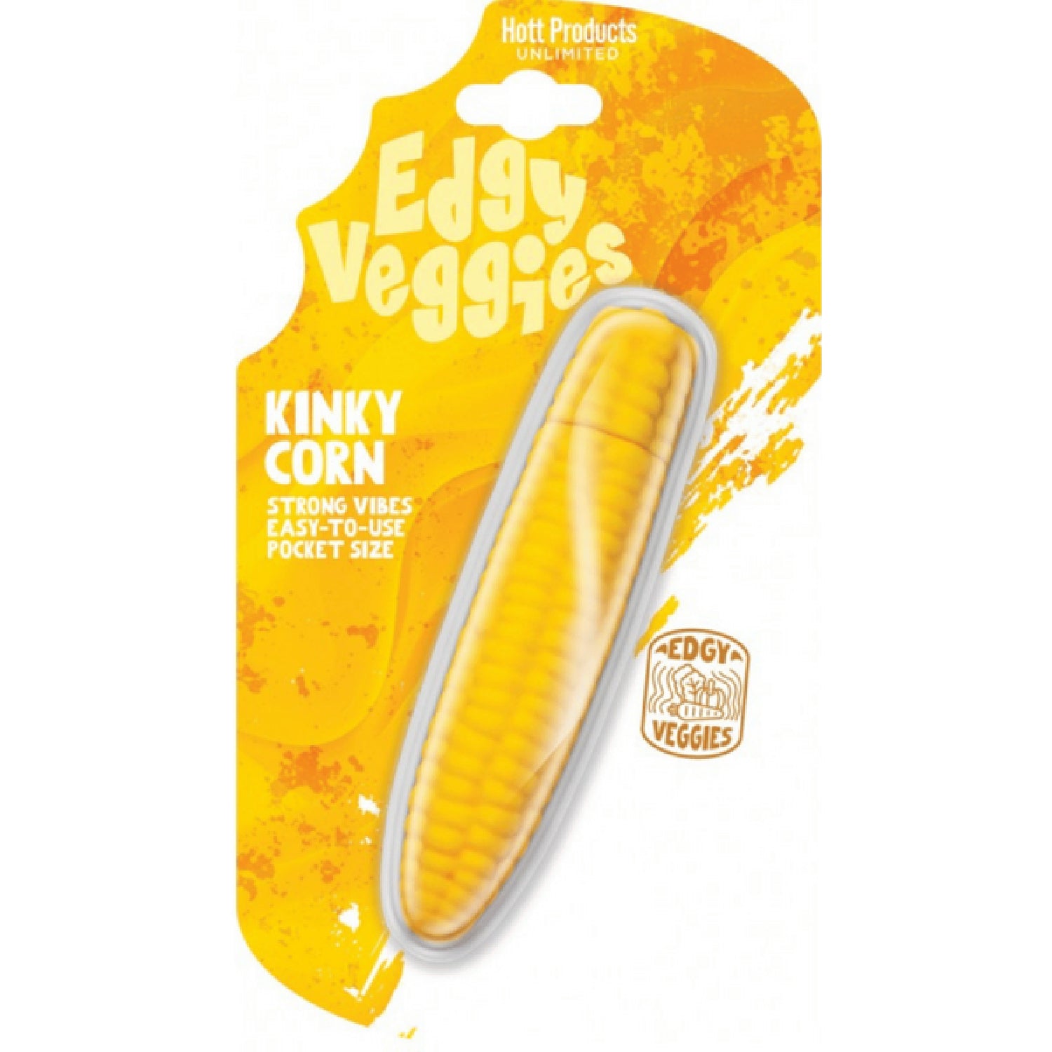 Edgy Veggies Corn Cob Mini Vibrator – Water Resistant 10-Speed Personal Massager > Vibrators > Unconventional