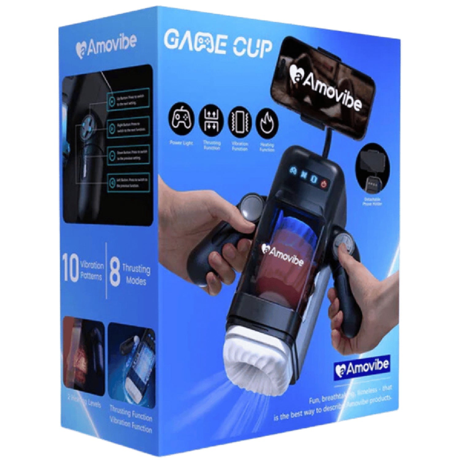 Game Cup Thrusting Male Masturbator – 10 Telescopic Modes and Vibration Frequencies Male Stroker Secondary image