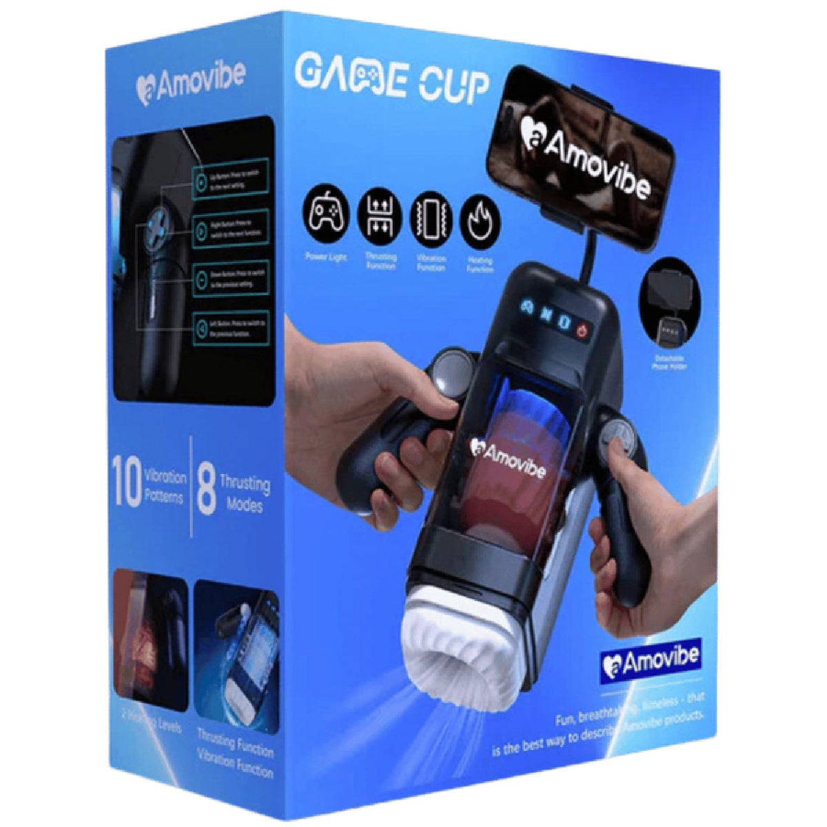 Game Cup Thrusting Male Masturbator – 10 Telescopic Modes and Vibration Frequencies Male Stroker > Sex Toys For Men > Masturbators Premium