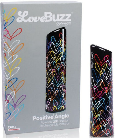 LoveBuzz Positive Angle – Waterproof Rechargeable Massager with Wide Angled Vibration Surface > Vibrators > Mini Vibrators