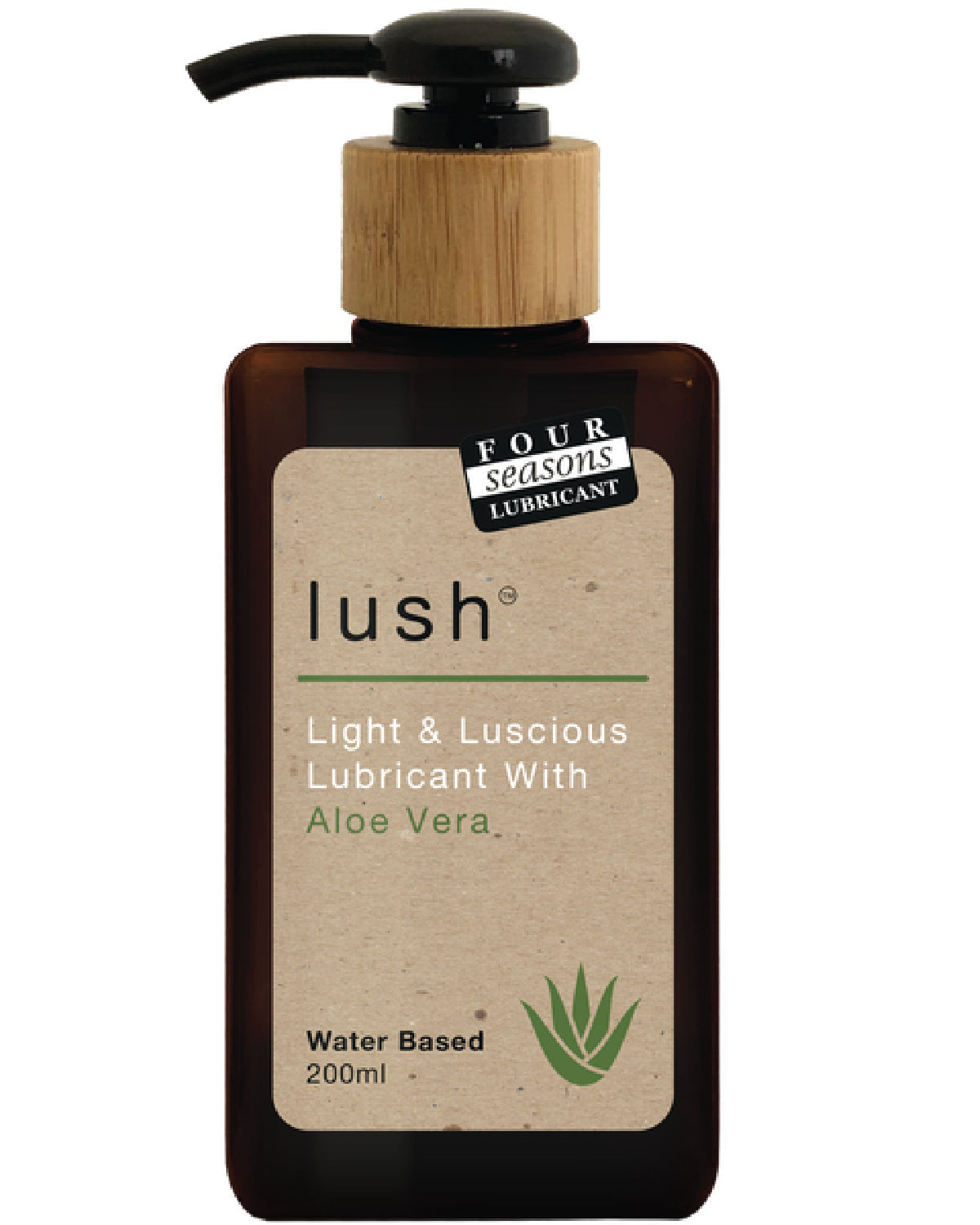 Four Seasons Lush Aloe Vera Lubricant 200ml > Lube > Water Based Main image