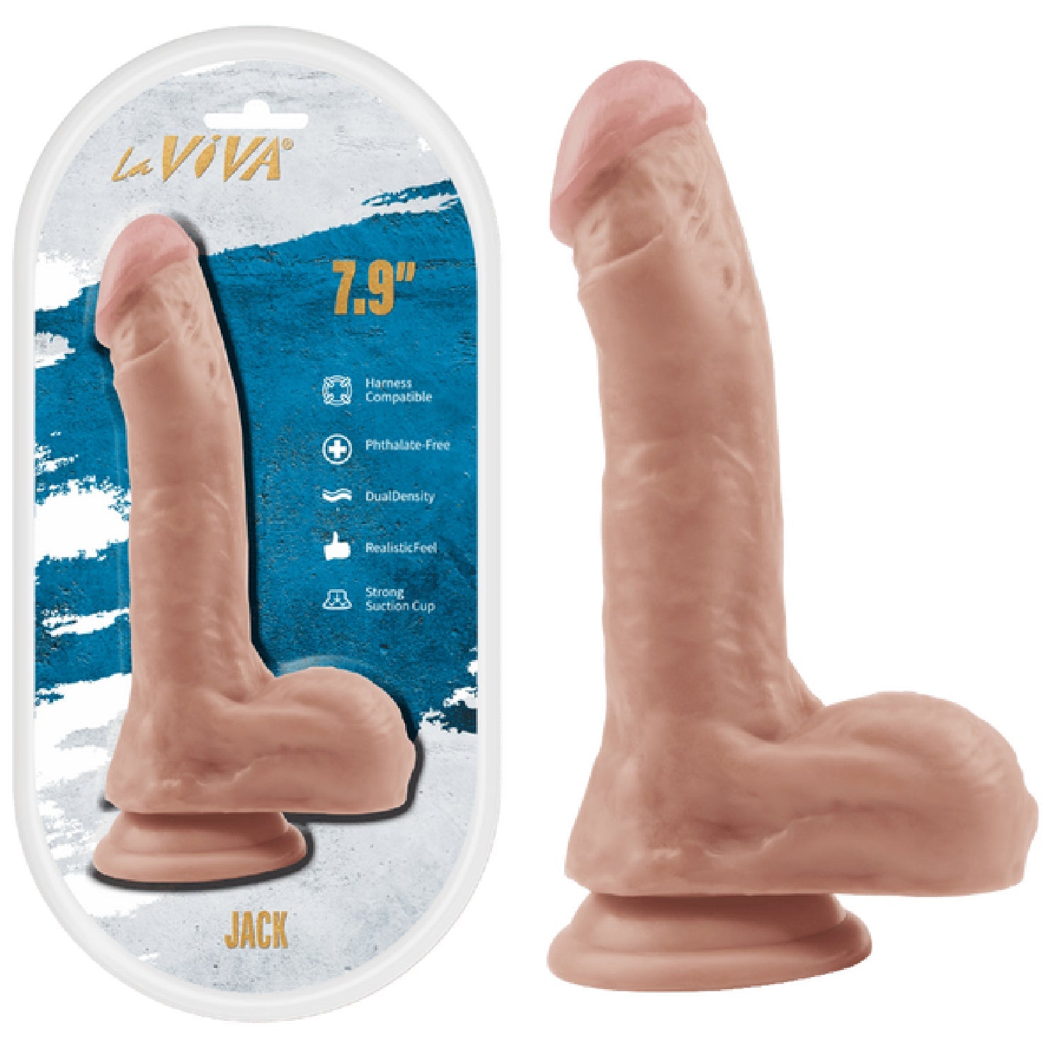Jack 7.9 Inch Dildo – Realistic Pleasure Toy > Dildos > Realistic Dildos Main image
