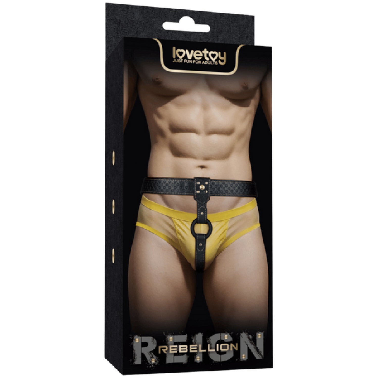 Rebellion Reign Strap-On Harness – Adjustable Durable PU Material Strap-On Harness Secondary image