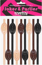 Pussy Straws – 9 Pack Straws > Novelties > Party Supplies