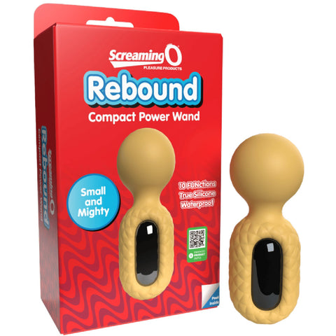 Cuties Rebound Compact Power Wand – Waterproof Rechargeable Wand Vibrator > Sex Toys > Mini Massagers