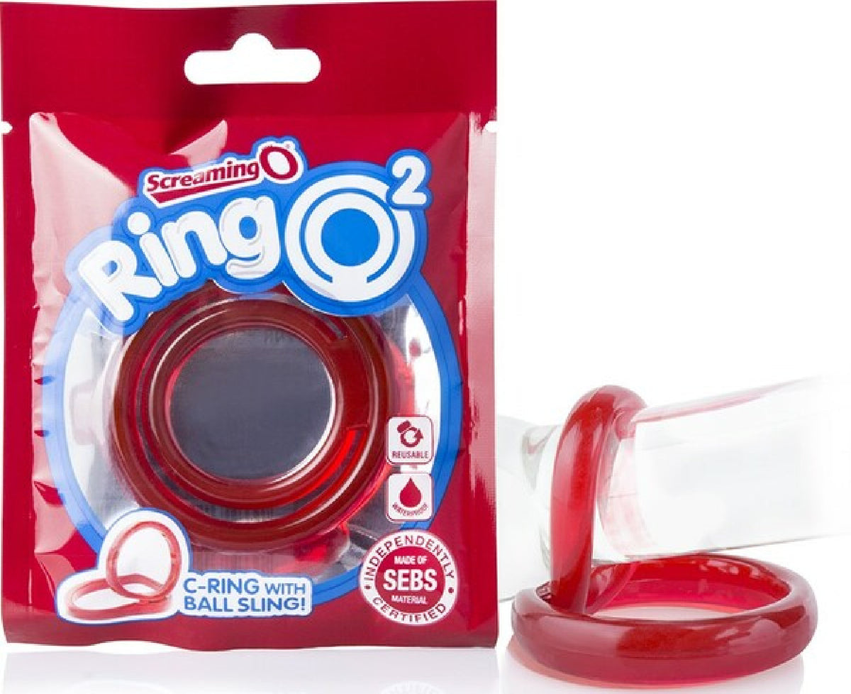 RingO RingO 2 Dual Cock Ring – Dual Loop Penis and Testicles Ring > Cock Ring > Single