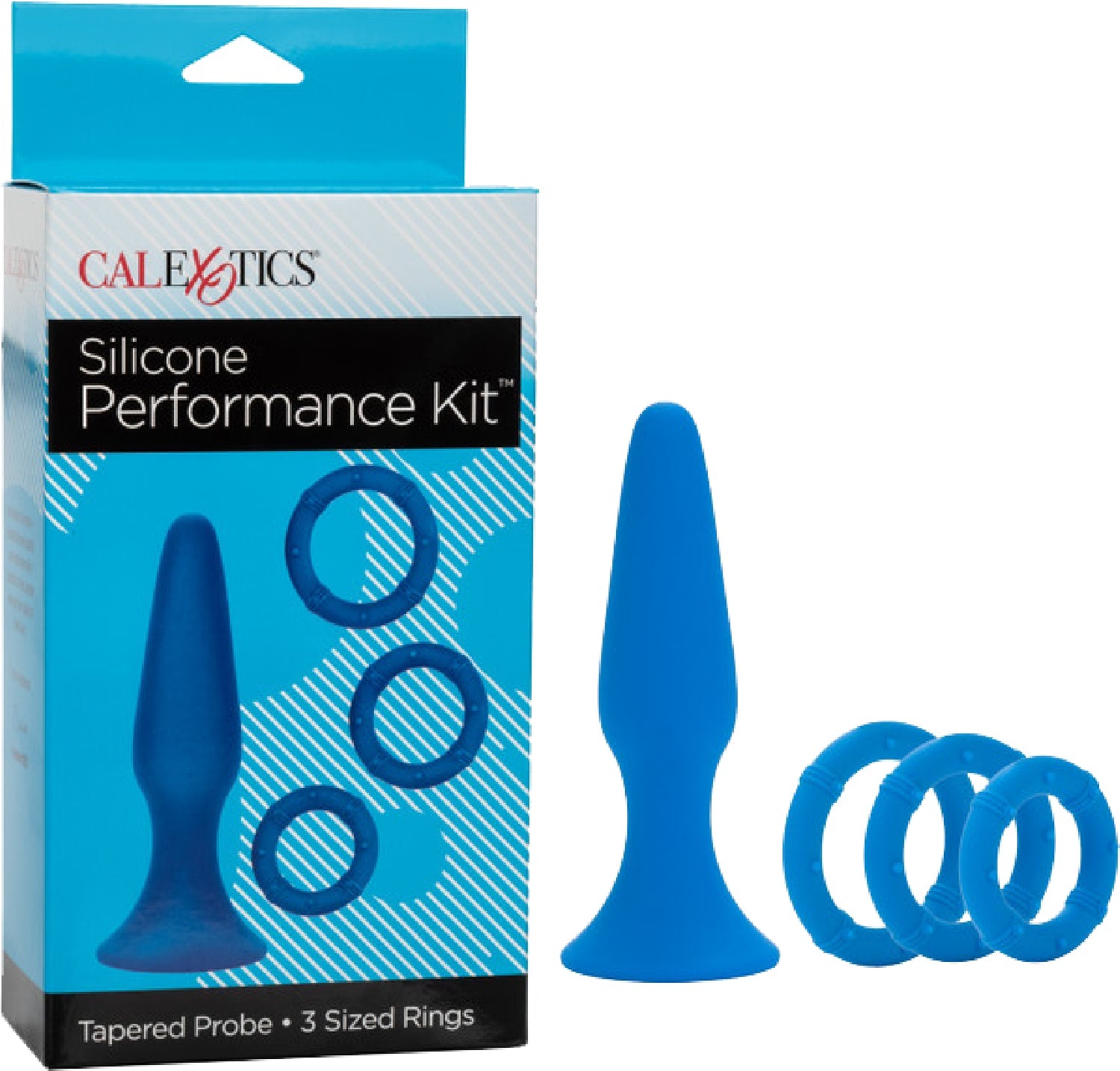 Posh Silicone Performance Kit – Body-Safe Silicone Erection Rings and Anal Toy Set Secondary image