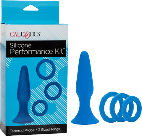 Posh Silicone Performance Kit – Body-Safe Silicone Erection Rings and Anal Toy Set > Anal Range > Butt Plug Kits