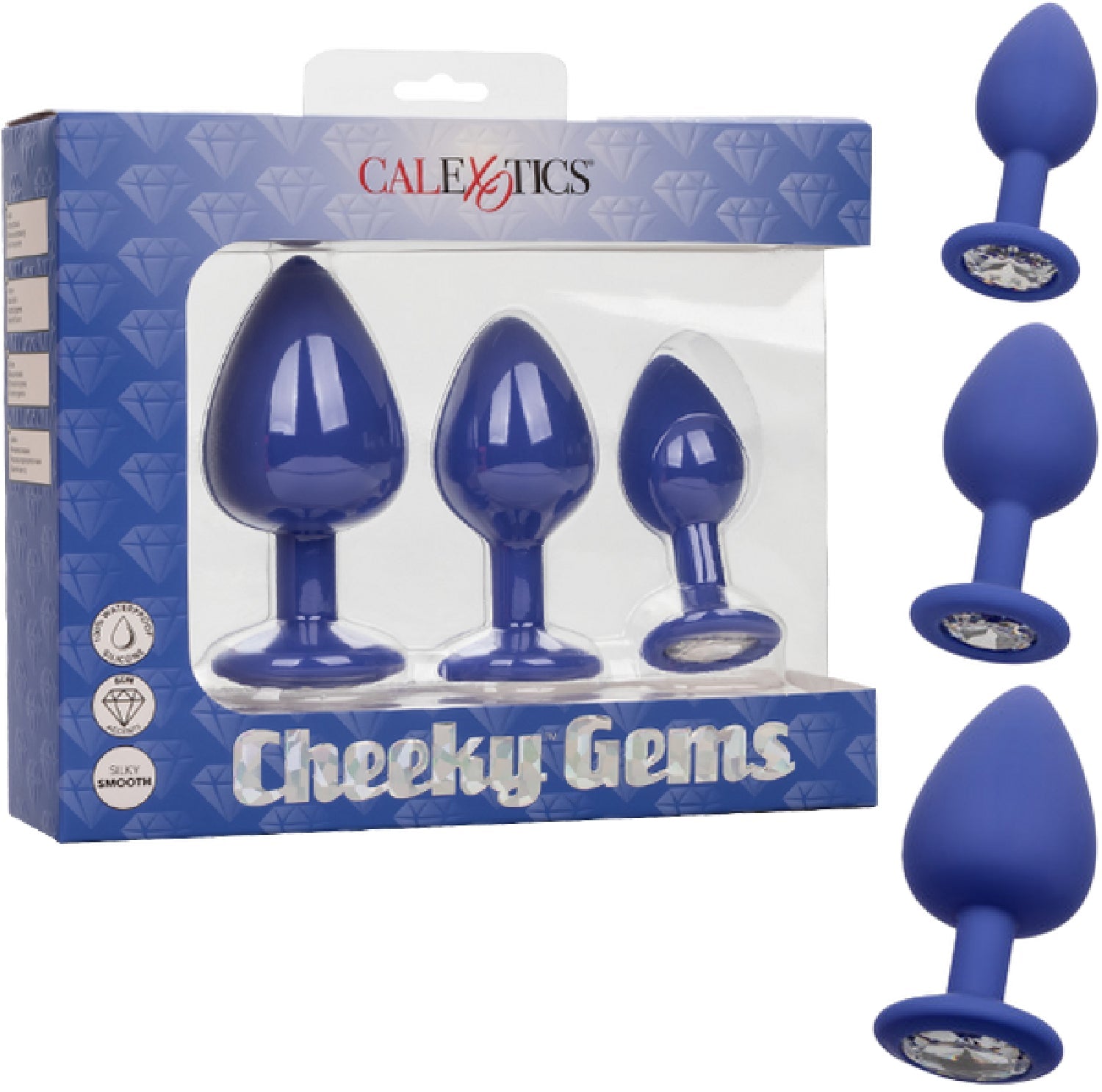 Cheeky Gems – Anal Training Kit with Three Graduated Anal Plugs > Anal Range > Butt Plug Kits