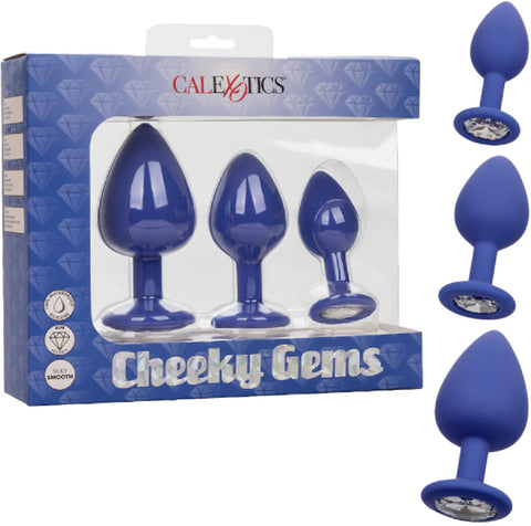 Cheeky Gems – Anal Training Kit with Three Graduated Anal Plugs > Anal Range > Butt Plug Kits