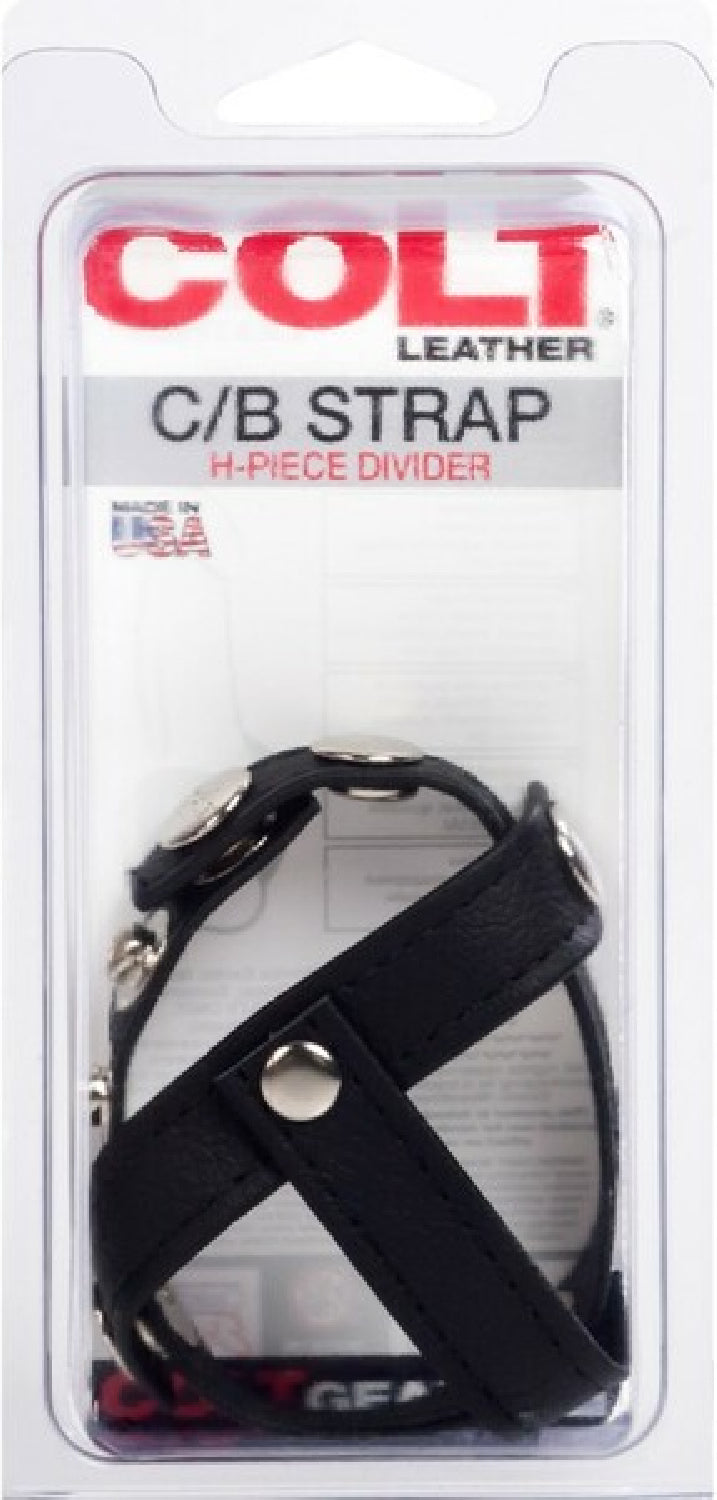 Colt Leather H-Piece Divider Strap – Soft Supple Leather Strap Accessory > Clothes > Mens Leather Main image