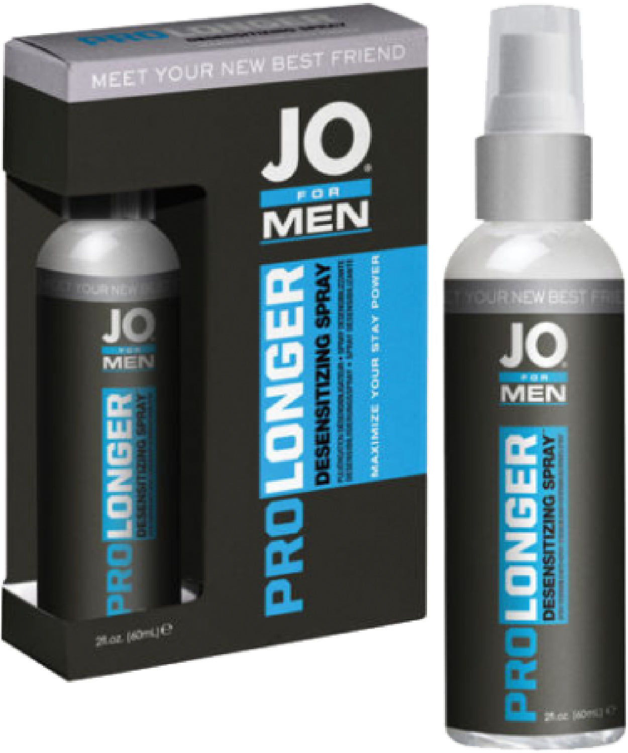 JO Prolonger Spray – 60mL Delay Spray for Ejaculation Control and Sensitivity Enhancement > Essentials > Mens Enhancers