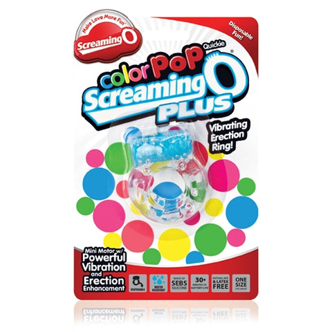 Screaming O Colour Pop Quickie Plus – Vibrating Erection Ring > Cock Ring > Vibrating