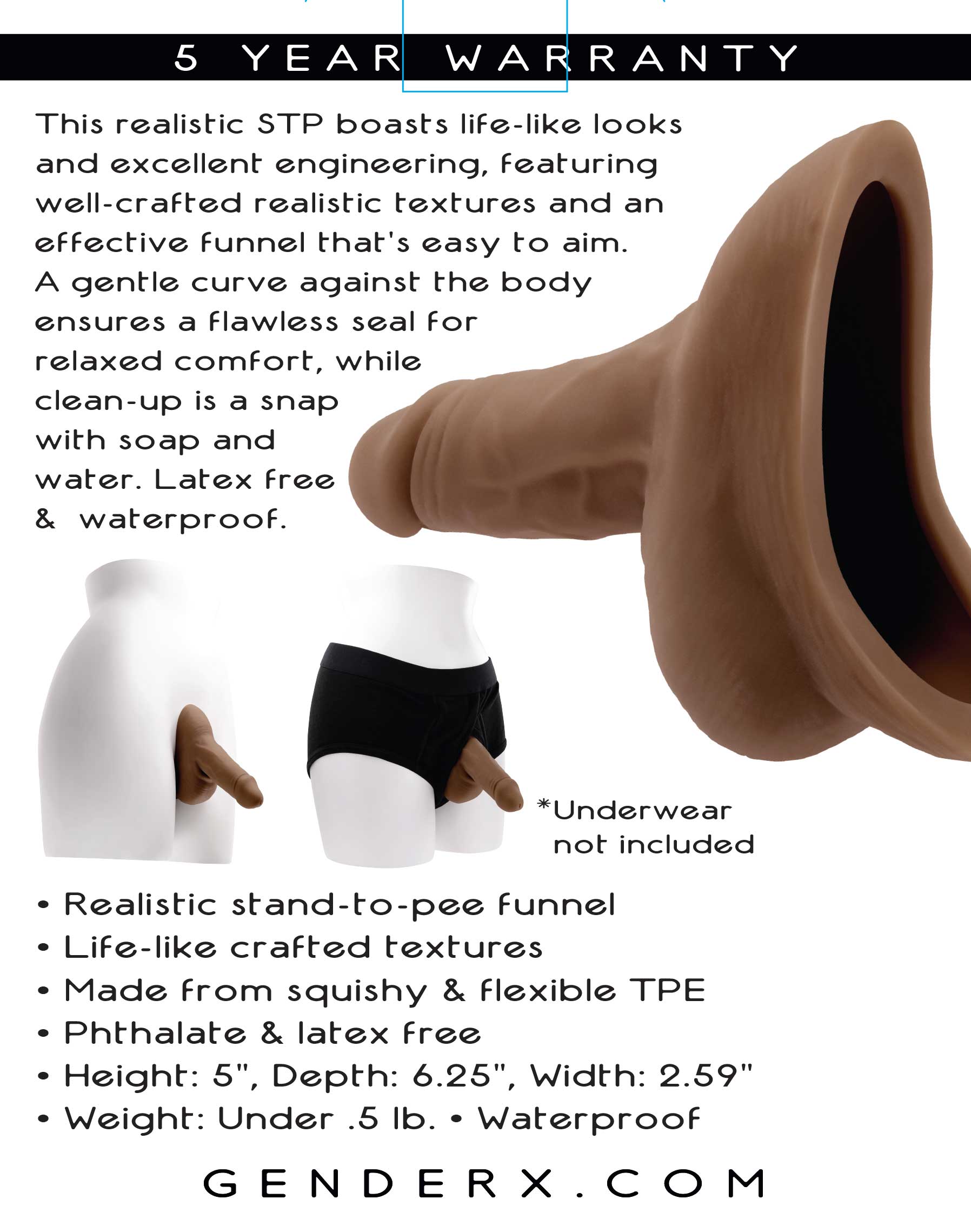 Gender X Stand To Pee Funnel Dark Packers