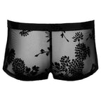 Noir Sheer Floral Lace Pants – Transparent Stretch Lingerie Pants > Clothes > Mens Trunks