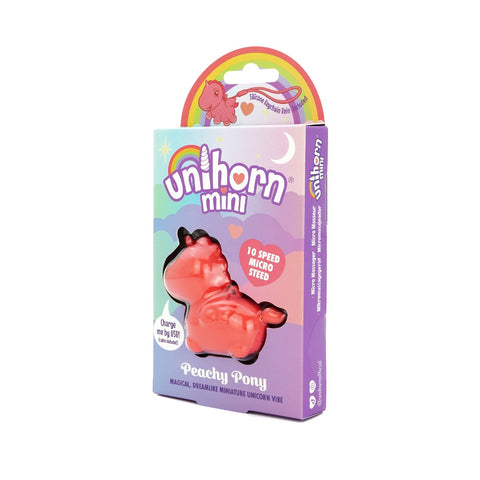 Unihorn Mini Peachy Pony Peach Stimulator > Vibrators > Ladies > Clitoral Vibrators and Stimulators
