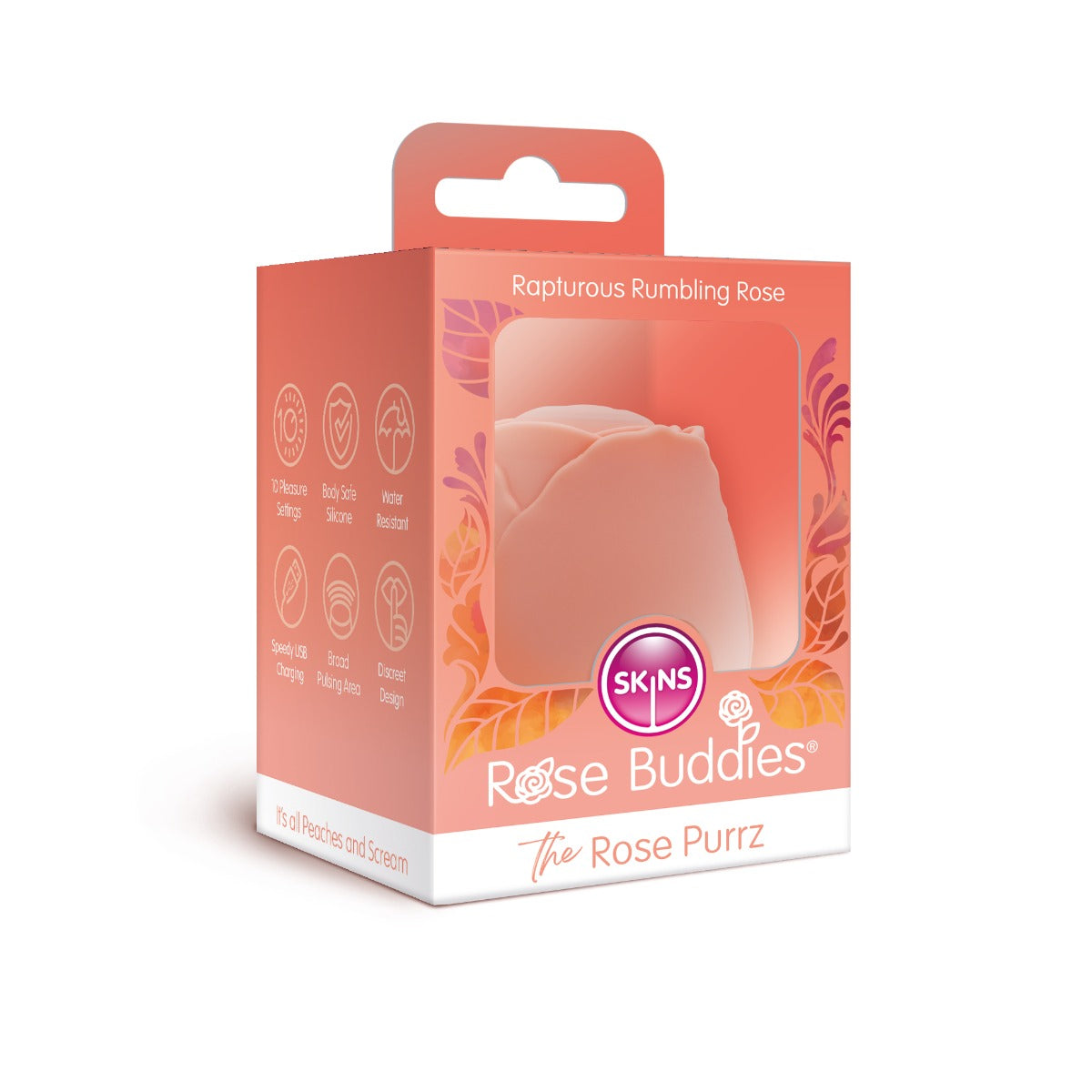 Skins Rose Buddies The Rose Purrz Vibrator – Rechargeable Silicone Vibrator > Sex Toys For Ladies > Rose Stimulators